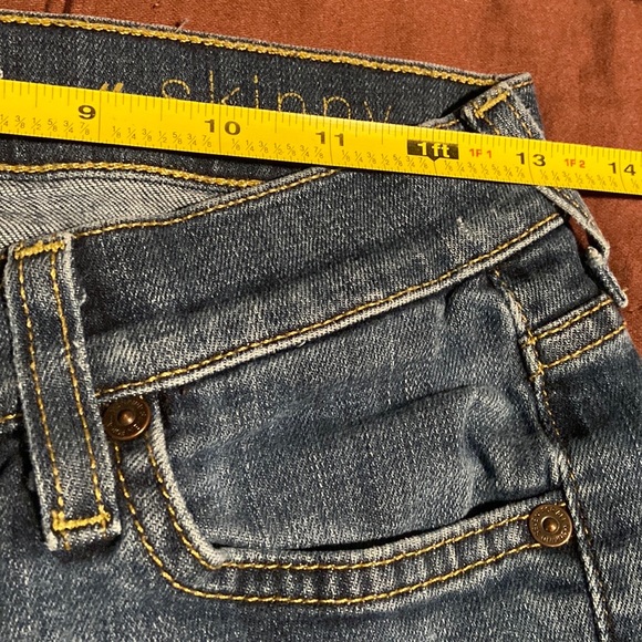 High Rise Skinny Jeans by 7 for all mankind GUC! - Picture 3 of 16
